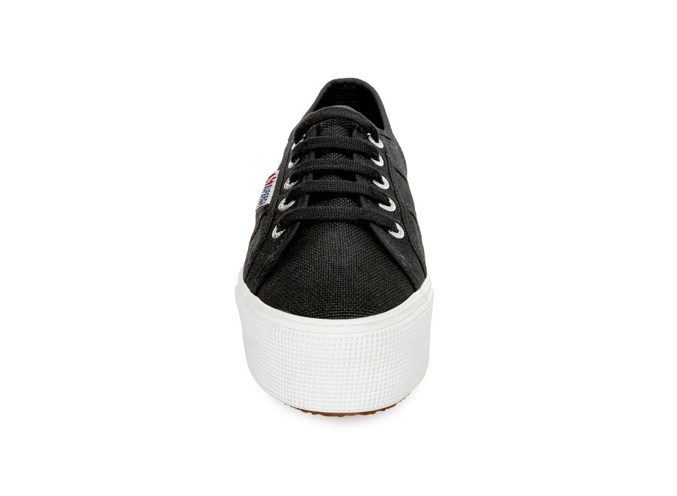 Espadrille Feminino Pretas/Branco - Superga 2790 Acotw - HOYEG-7481